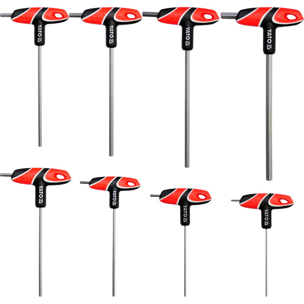 Yato YT-05583 T-Handle Hex Key Set Professional Hex Key Set S2
